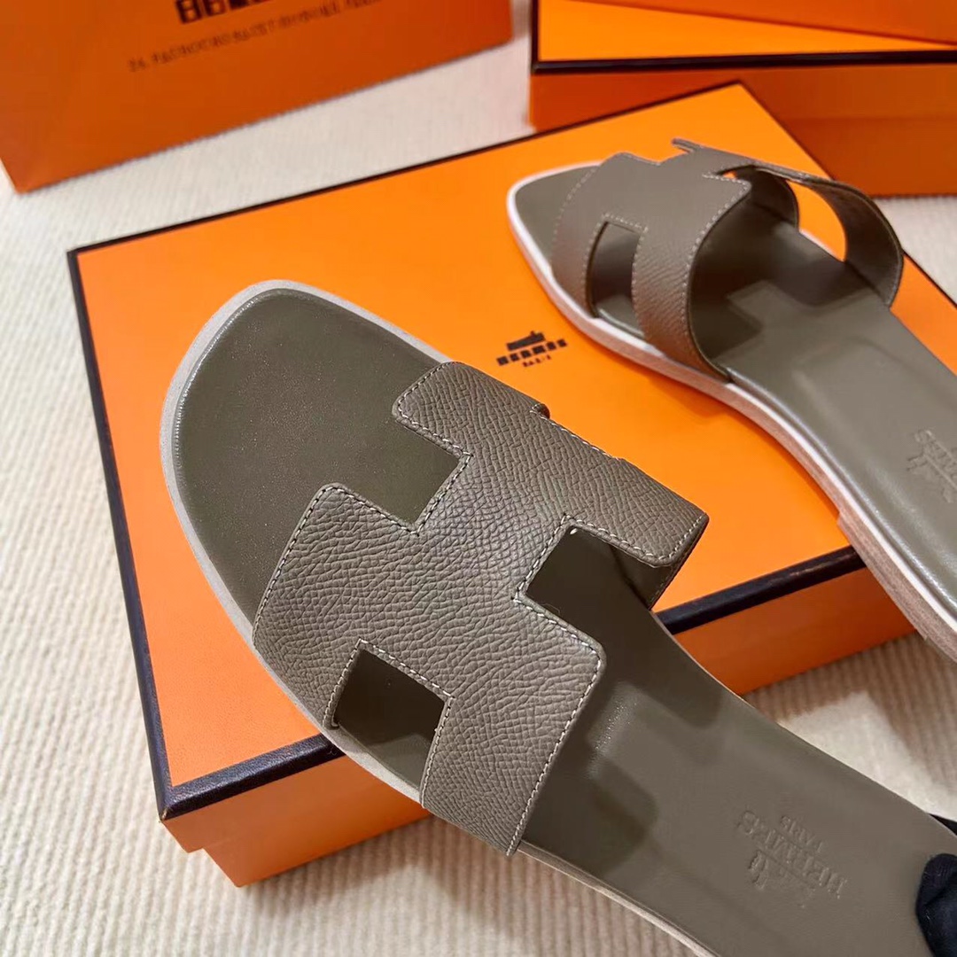 에르메스 올수공 오란 슬리퍼 샌들 앱송 42